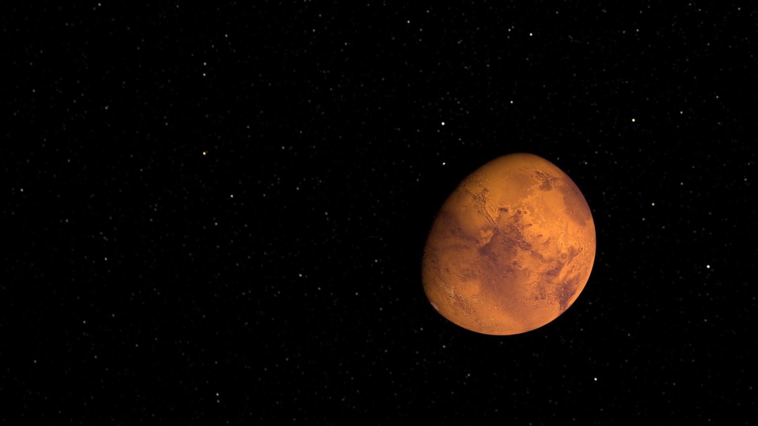 Mars, snow, planet, ice caps, space, winter
