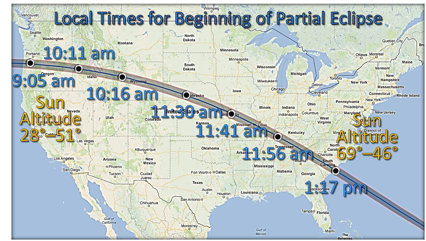 solar eclipse, america, umbra, moon, sun, earth, shadow, totality, times