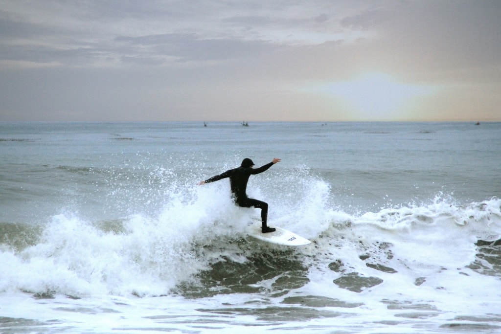 surfing, waves, death, rare, moonstone beach, cambria, california, america, united states,