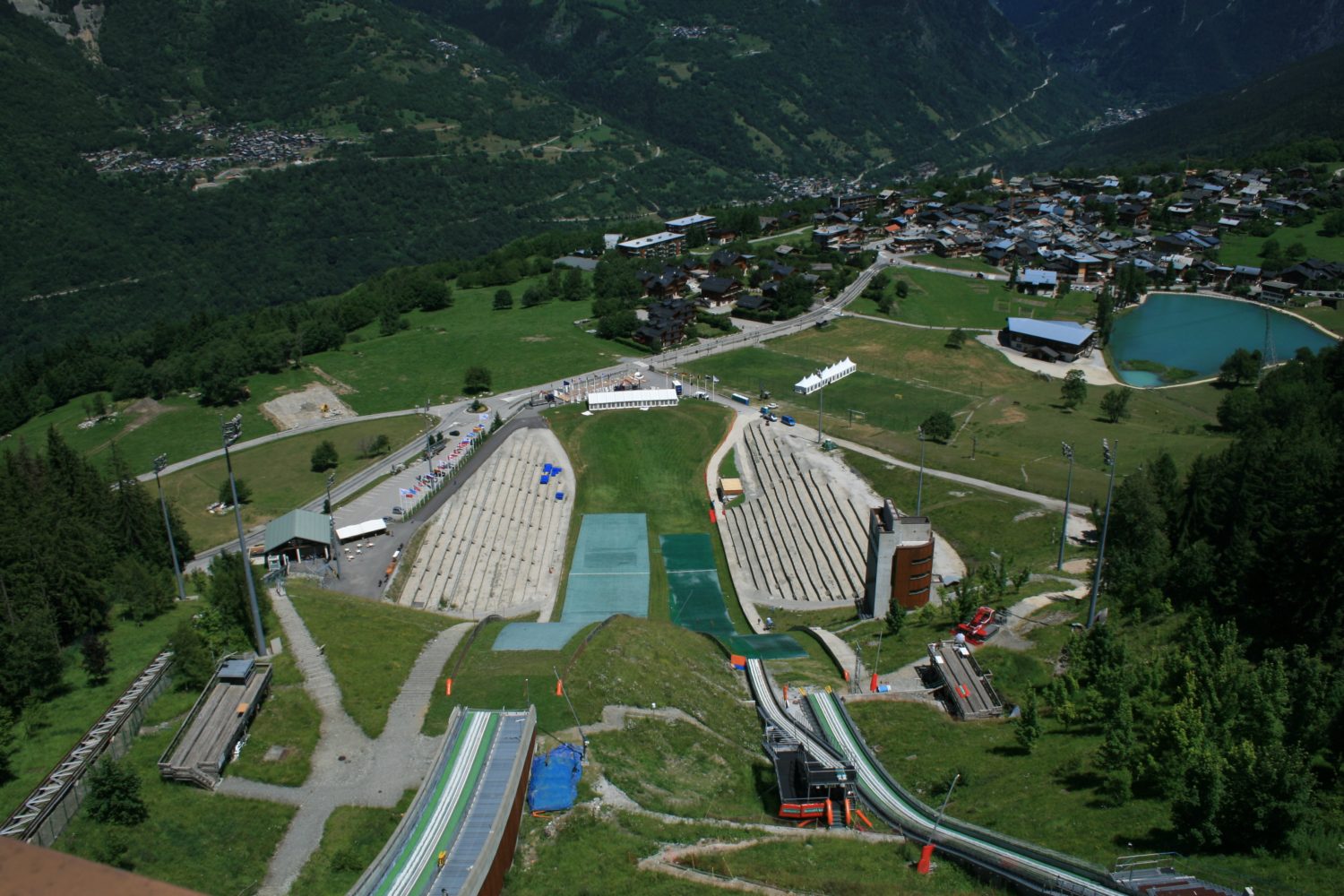 ski jumping, jumpers, year round, technology, france, courchevel, winter olympics