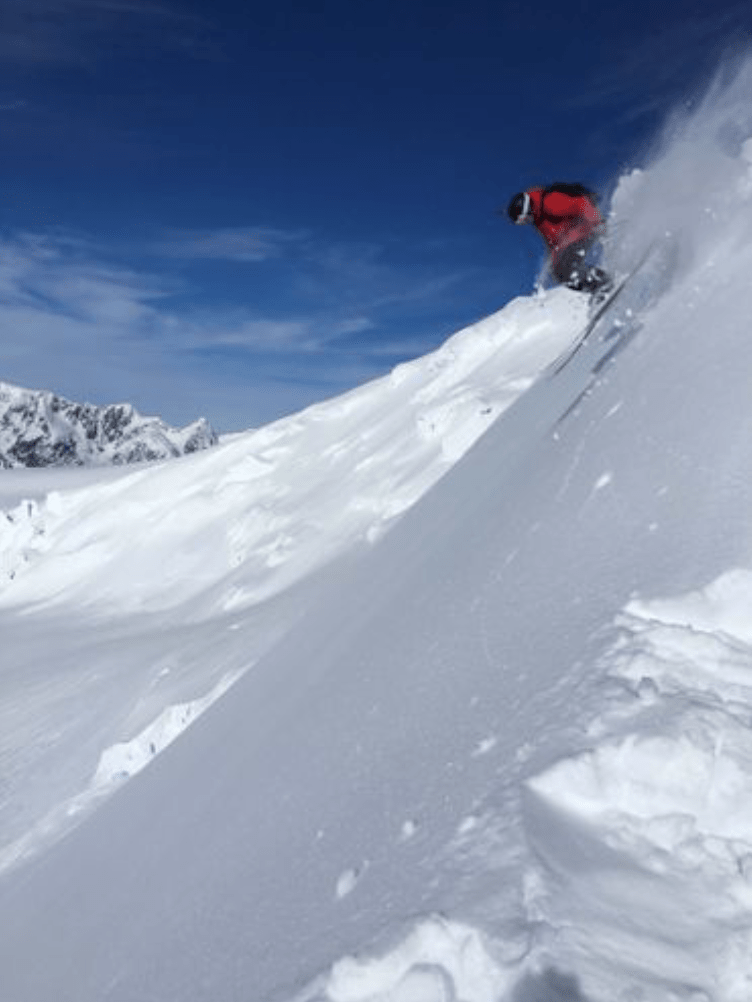 heli-skiing, silverton mountain guides, alaska, powder, early, deep, september, winter