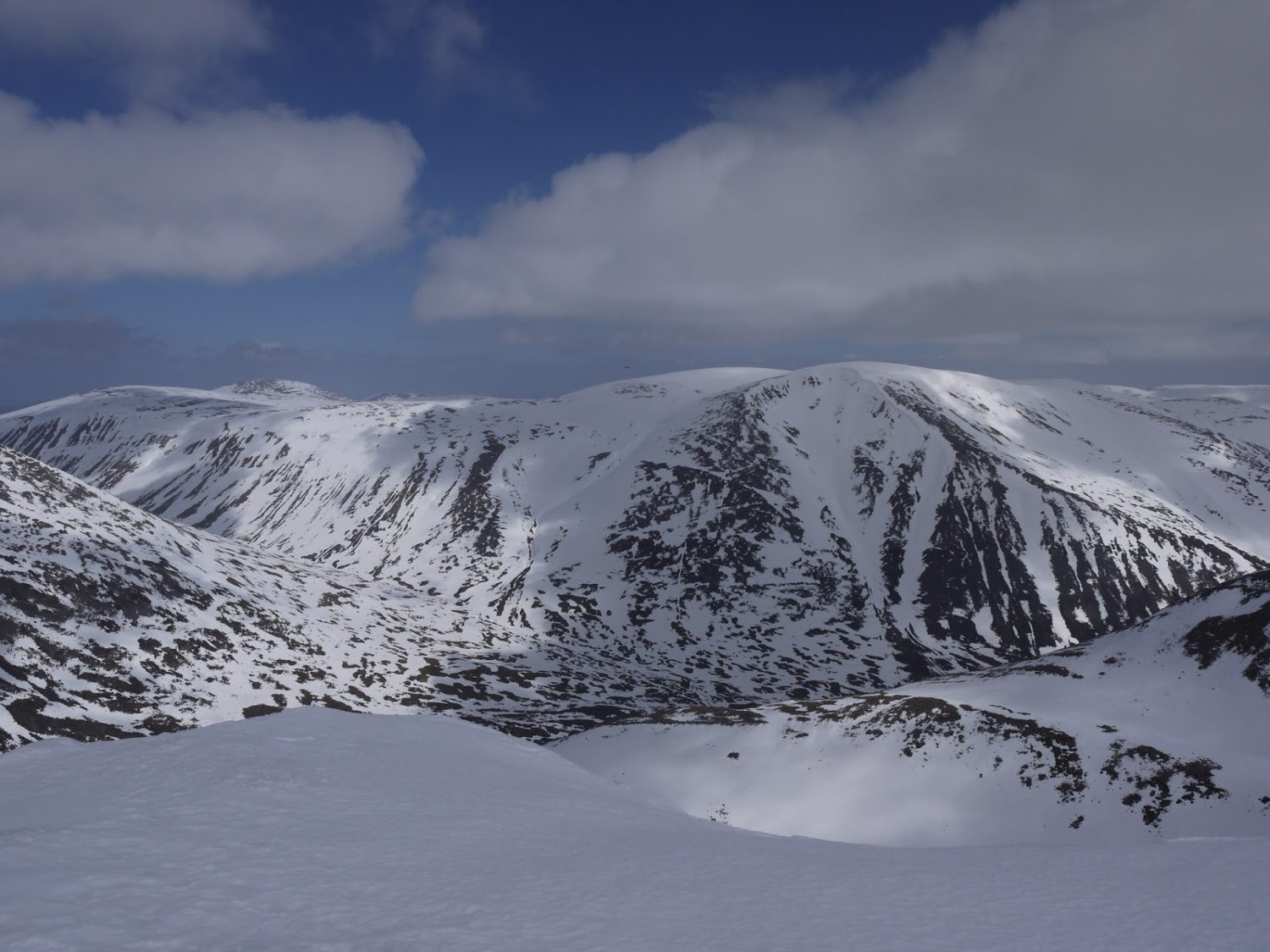 Braeriach, scotland, glacier, uk, britain, snow, melted