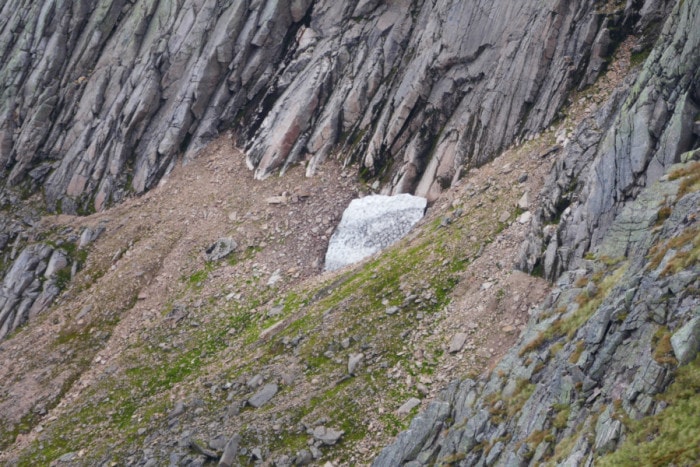 Braeriach, scotland, glacier, uk, britain, snow, melted