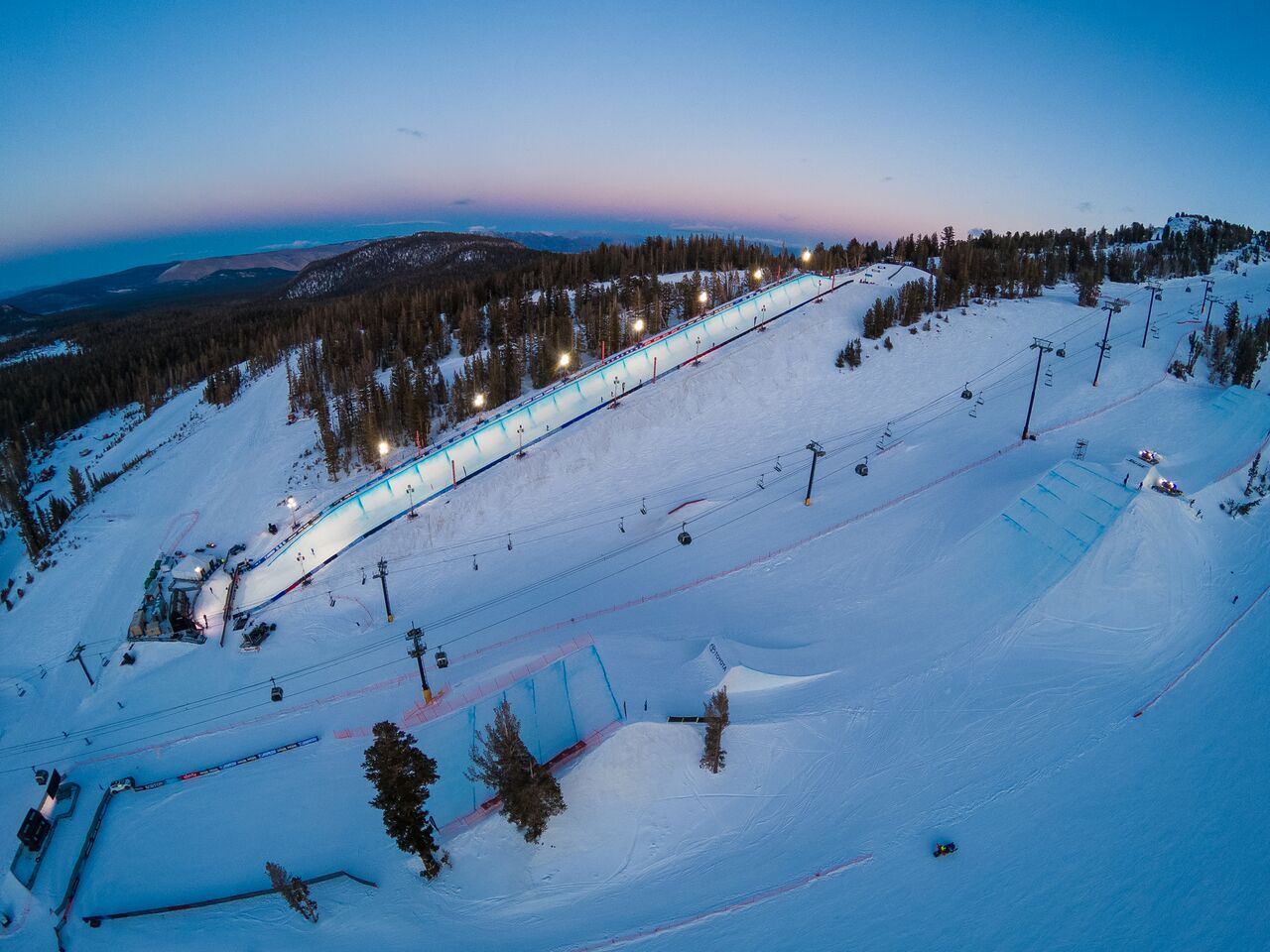 Mammoth's halfpipe