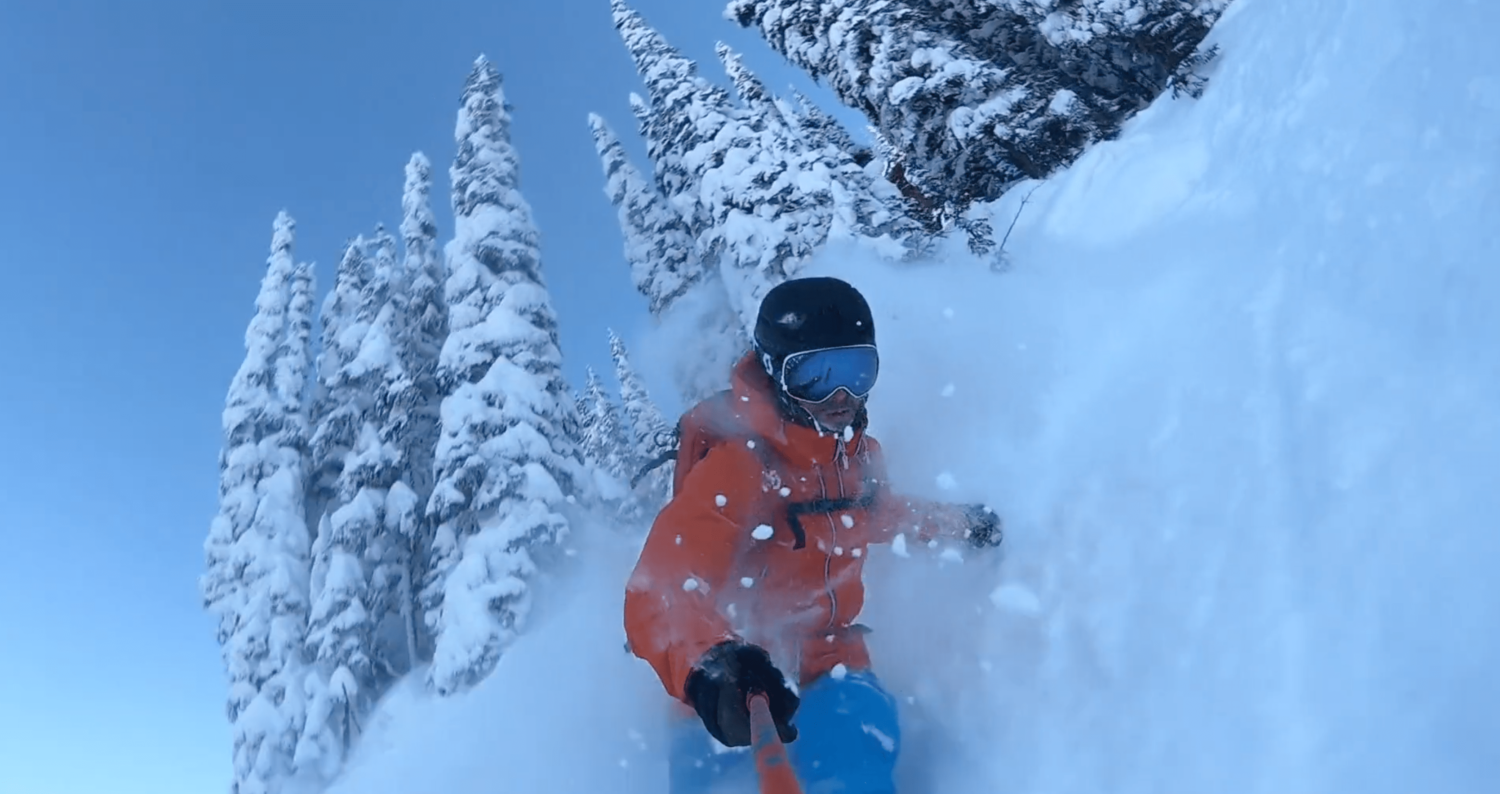 revelstoke, tree skiing, powder, pillows, drops, video, canada
