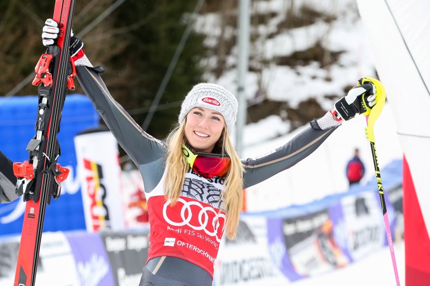 mikaela shiffrin, record breaking, slalom, world cup, fis