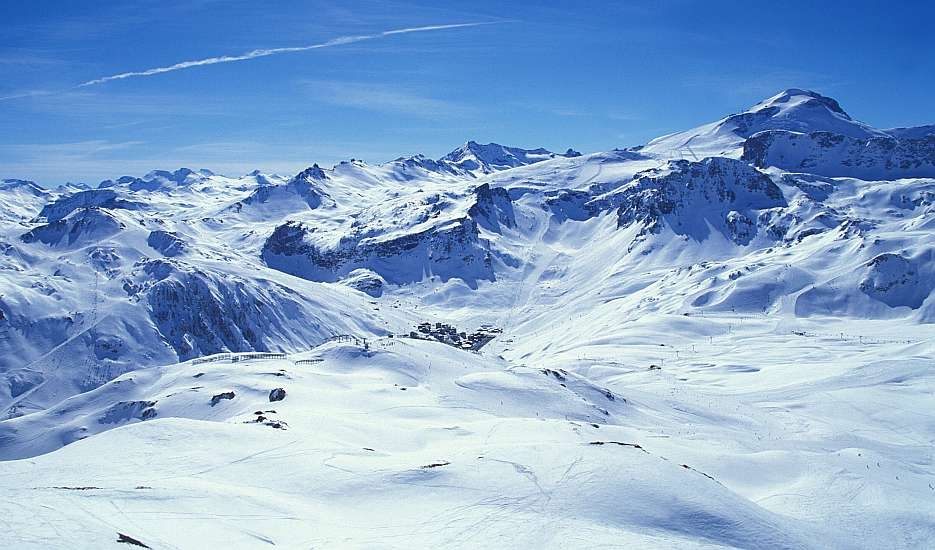 val d'isere, france, June, glacier, 