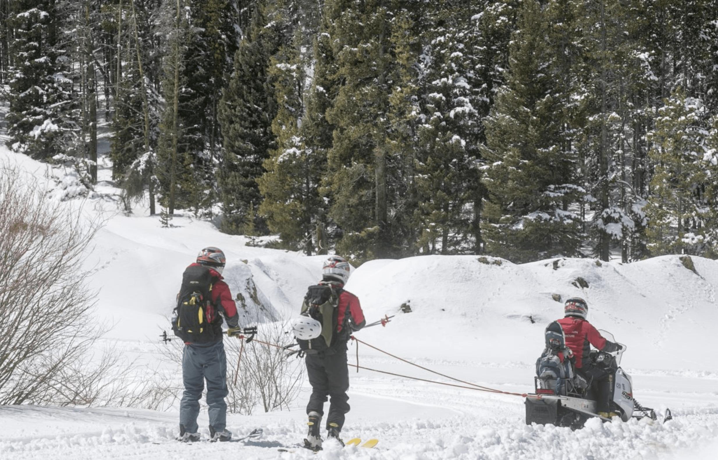 avalanche, snowmobiler, breckenridge