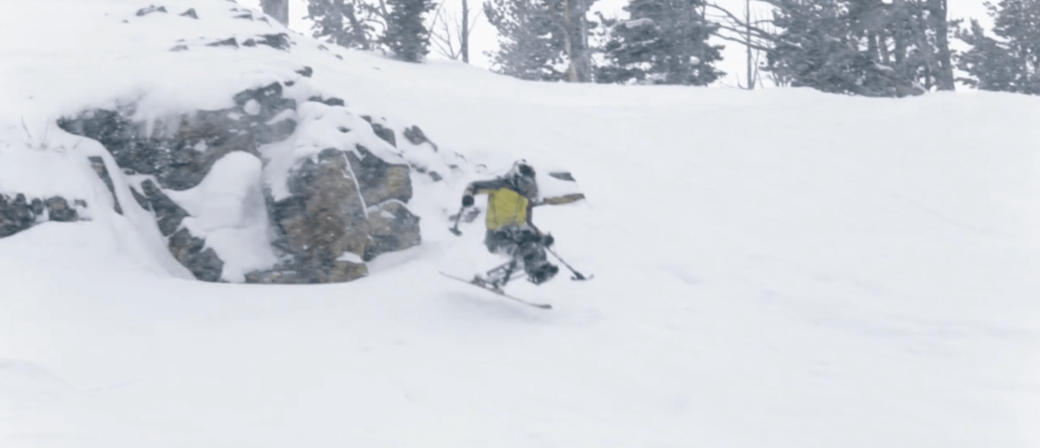 big sky, Montana, sit ski, monoski
