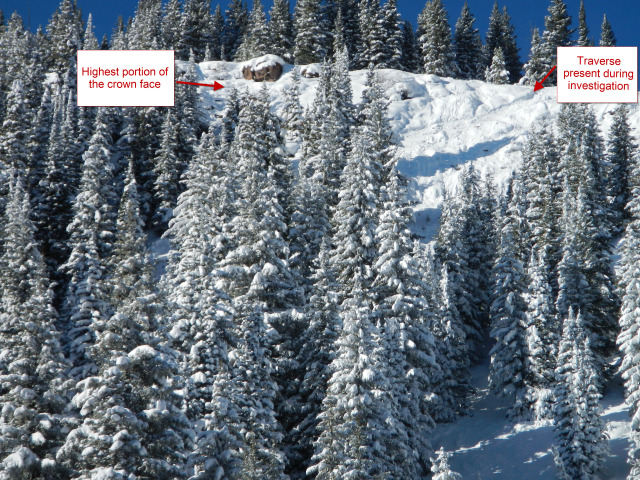 Vail, inbounds avalanche