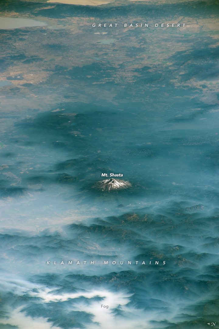 Shasta, nasa, space station, california