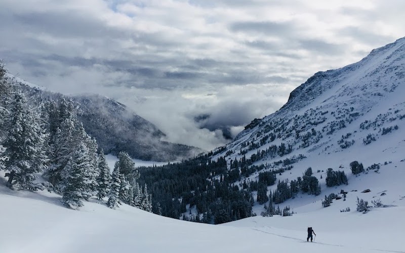 Tobacco Roots skiing