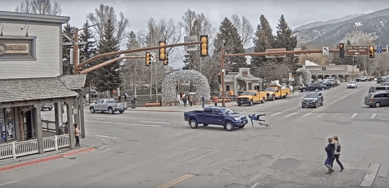 Jackson hole, accident, cyclist