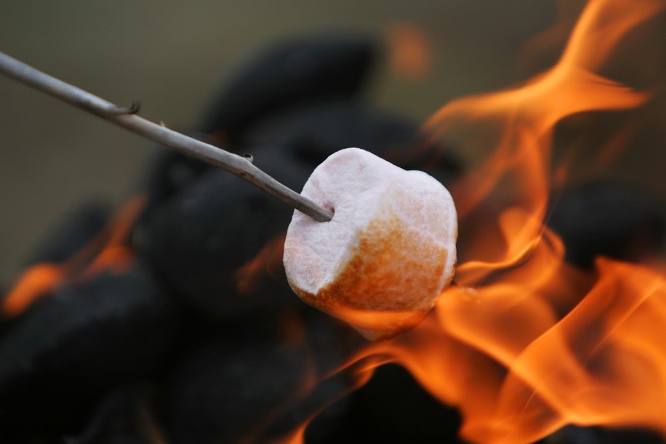 volcano, hawaii, Kilauea, marshmallows