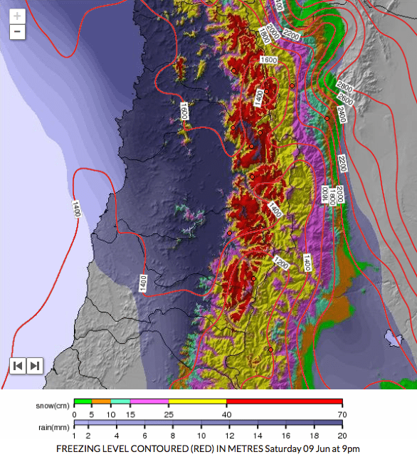 South American, Chile, Argentina, andes, storms