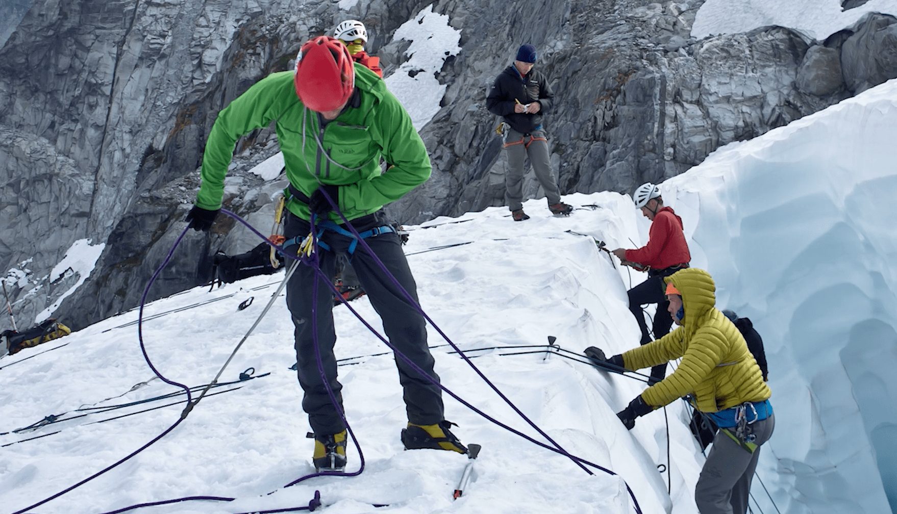 crevasse, rescue, course