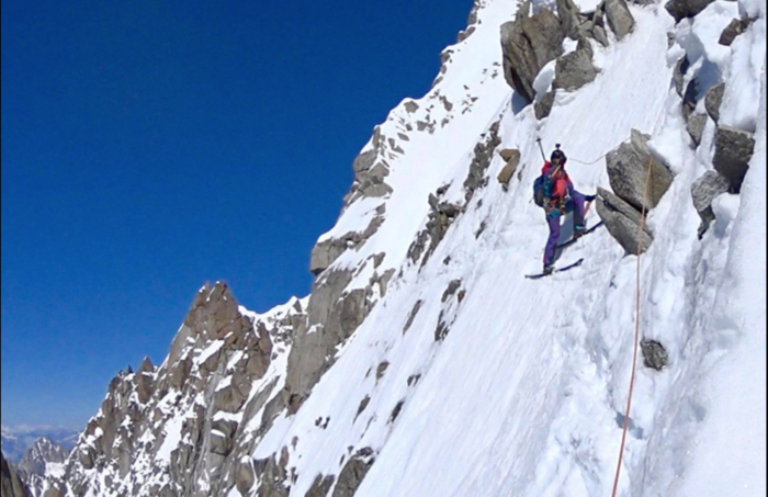 skiing