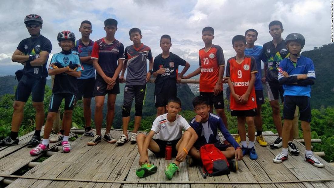 cave, Thailand, trapped underground, soccer team