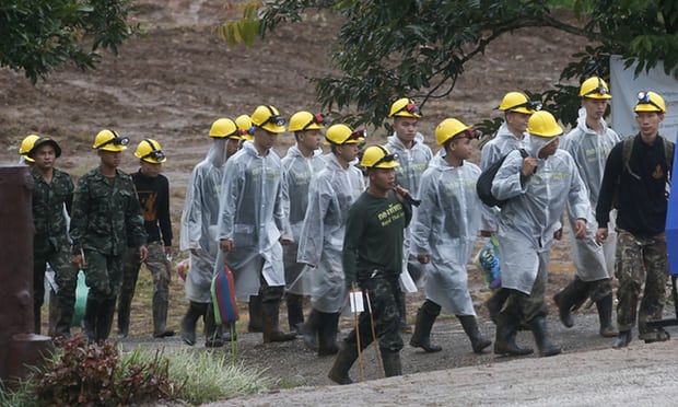 Thailand, cave rescue, trapped soccer team, cave