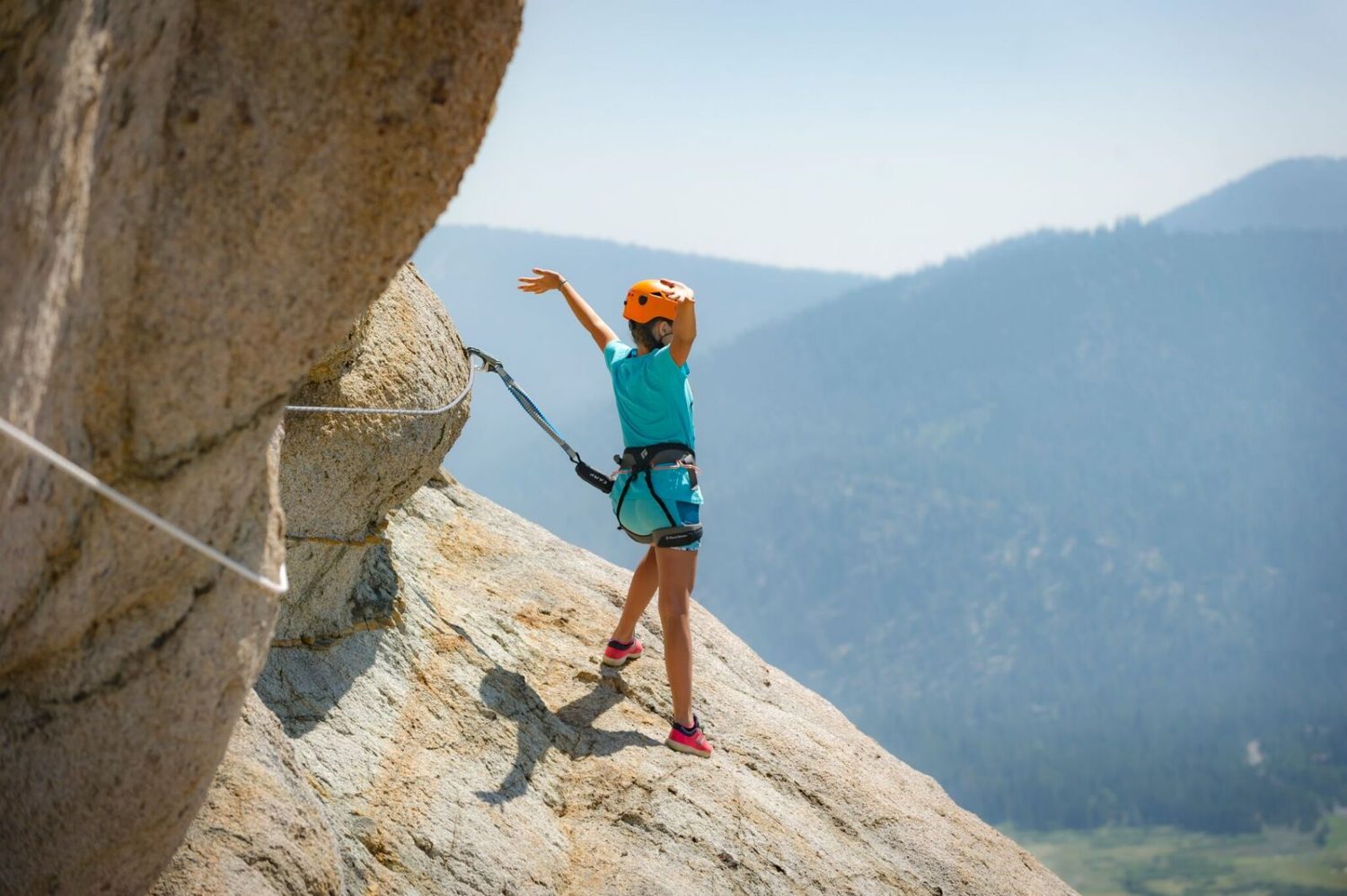 squaw valley, california, via ferrata