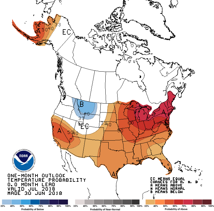 noaa, nws, outlook, temperature