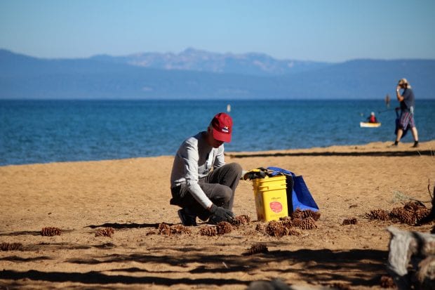 4th July, trash, clean up, keep tahoe blue, tahoe, California, litter