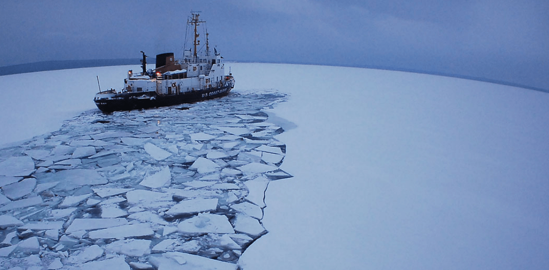 Great Lakes, ice cover