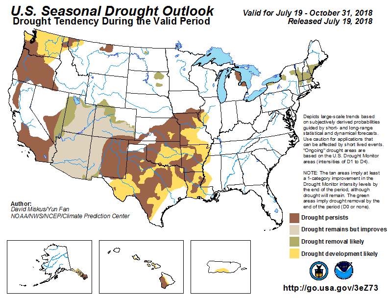 drought, outlook, noaa