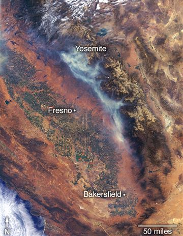 yosemite, closed, california, wildfire, fire, Ferguson fire