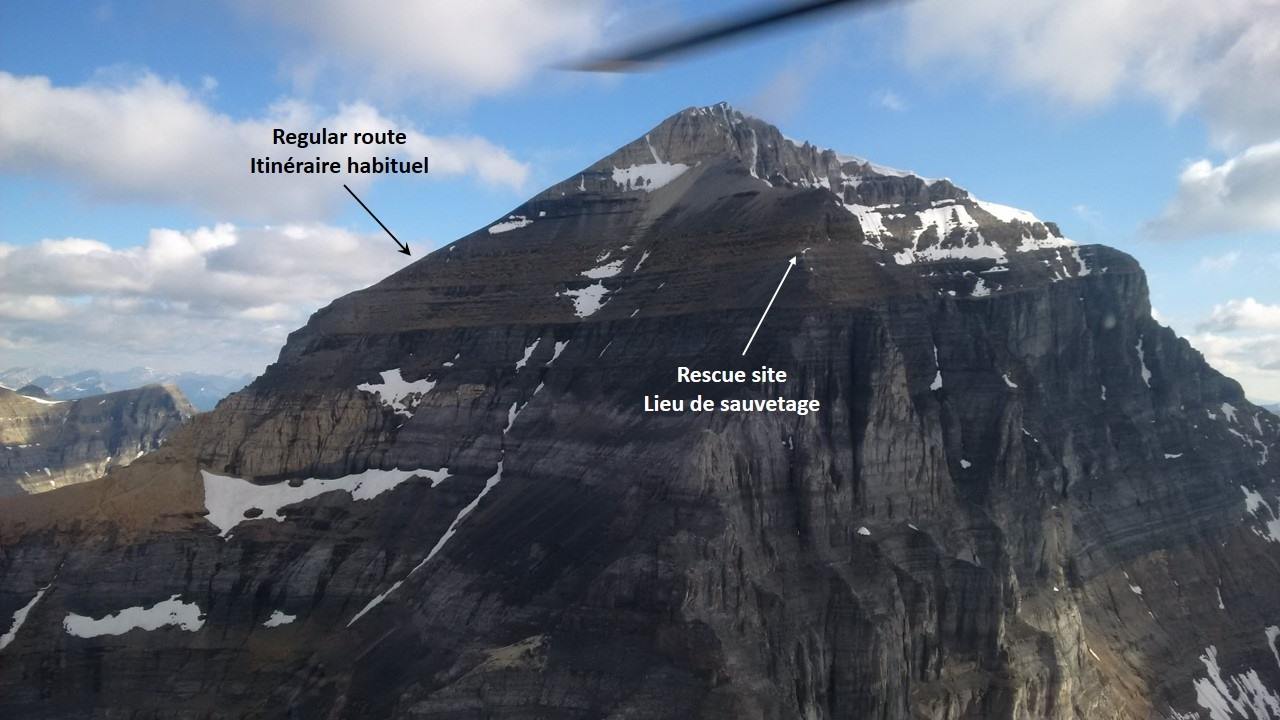 rescue, temple mountain, canada, Banff national park, Alberta