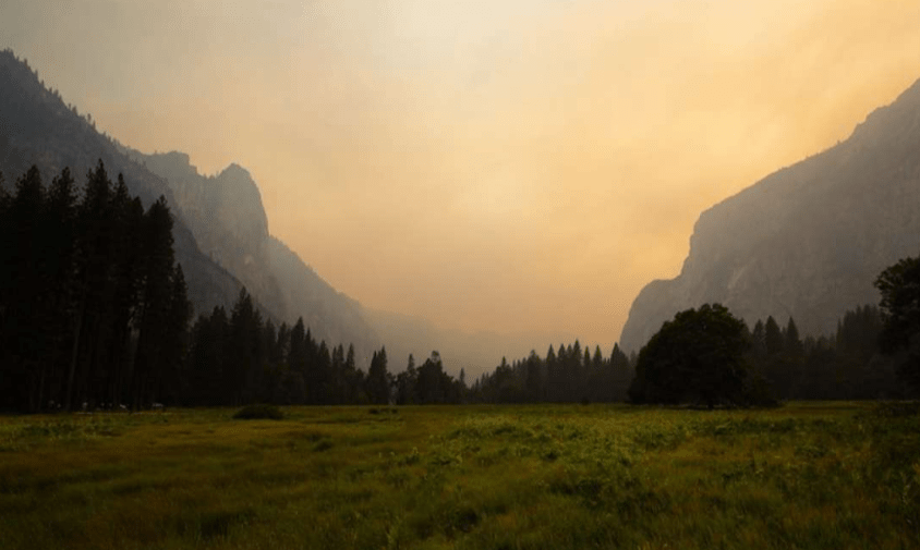 yosemite, yosemite valley, california, Ferguson fire, pollution