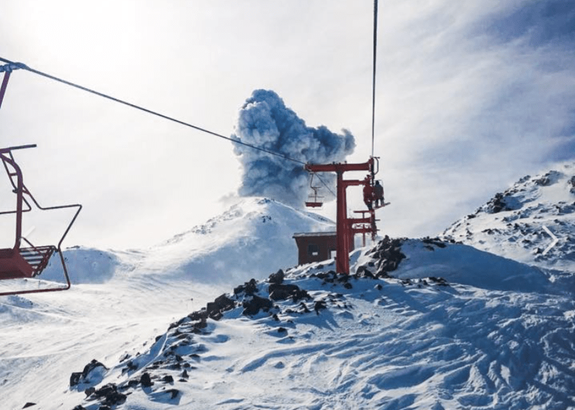 volcano, Chile