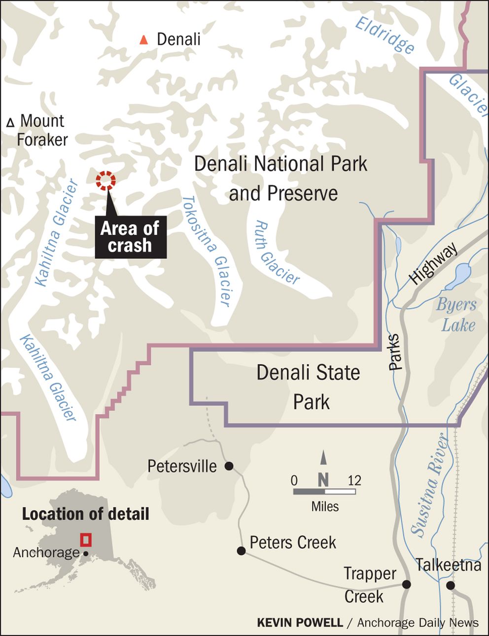 crash, plane crash, thunder mountain, alaska, Denali,