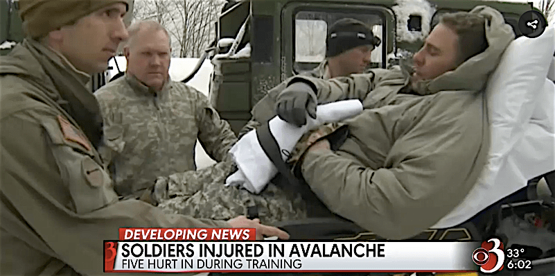 Vermont, army, avalanche,