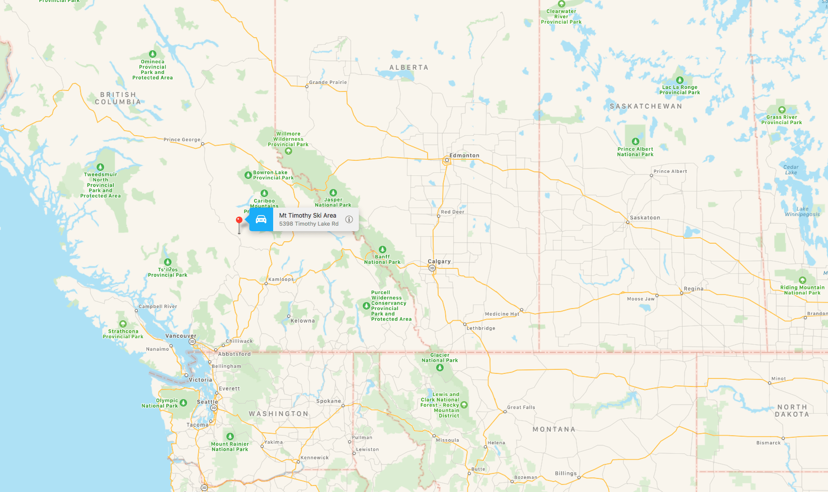 for sale, mt Timothy, Canada, bc