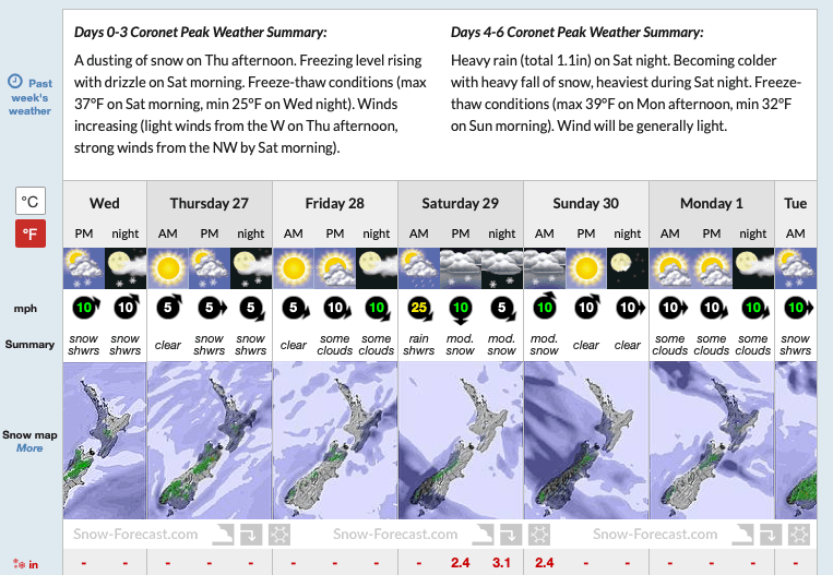 coronet peak, extended season, New Zealand