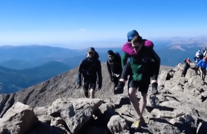 Credit to Shaun Lee and CBS: https://denver.cbslocal.com/2018/09/18/woman-mt-bierstadt-no-barriers/