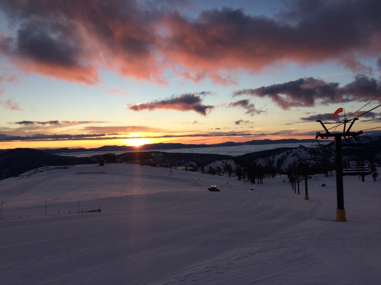 Squaw Valley Sunrise, Squaw Valley lift mechanic, squaw valley lift maintenance