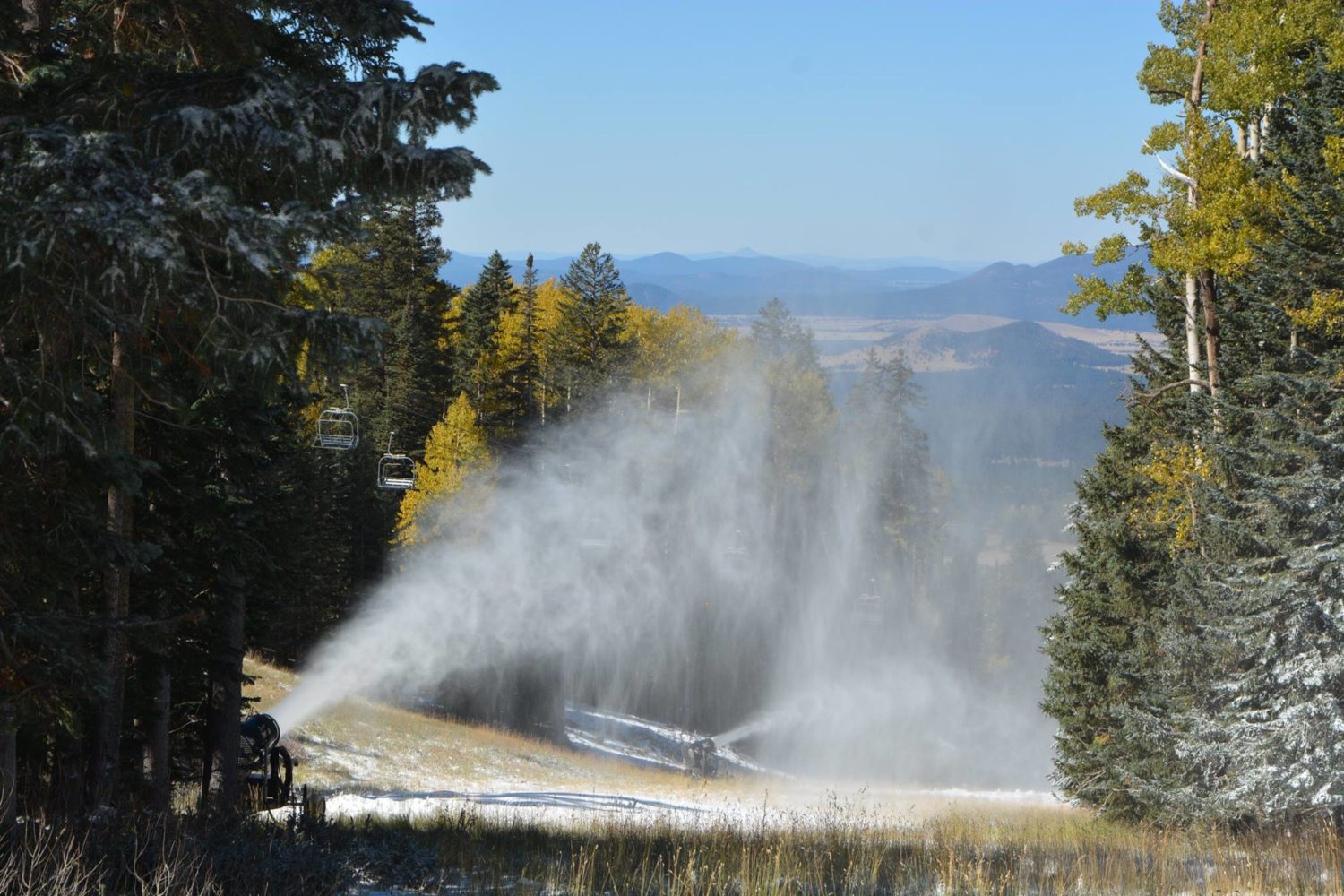 Treated groundwater is perfect for snowmaking, and it is sustainable