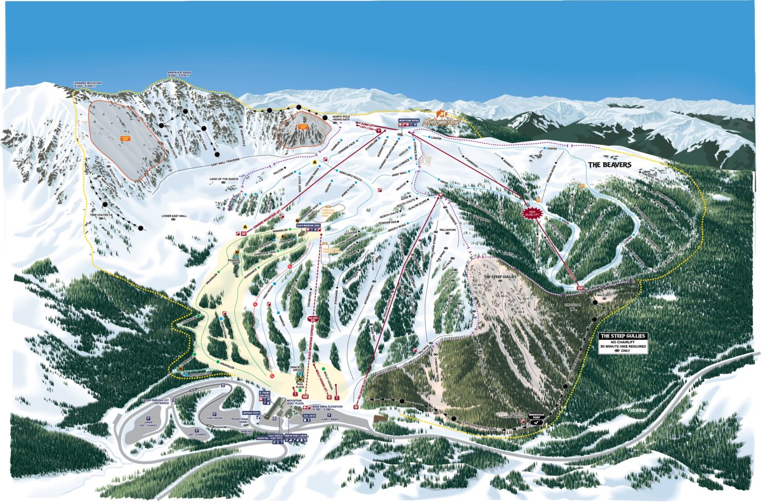 Arapahoe Basin, a-basin, Colorado, new terrain, beavers, ikon pass