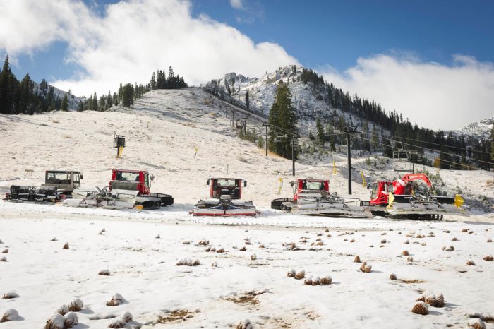 grooming low snow
