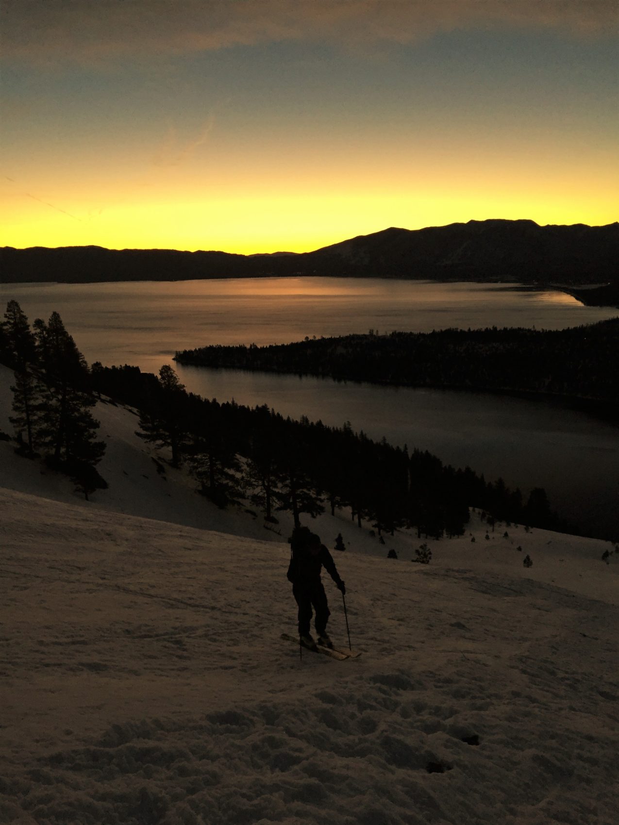 Lake Tahoe, backcountry, map