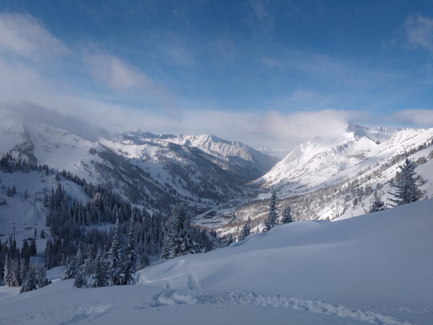 Utah Powder in Little Cottonwood Backcountry