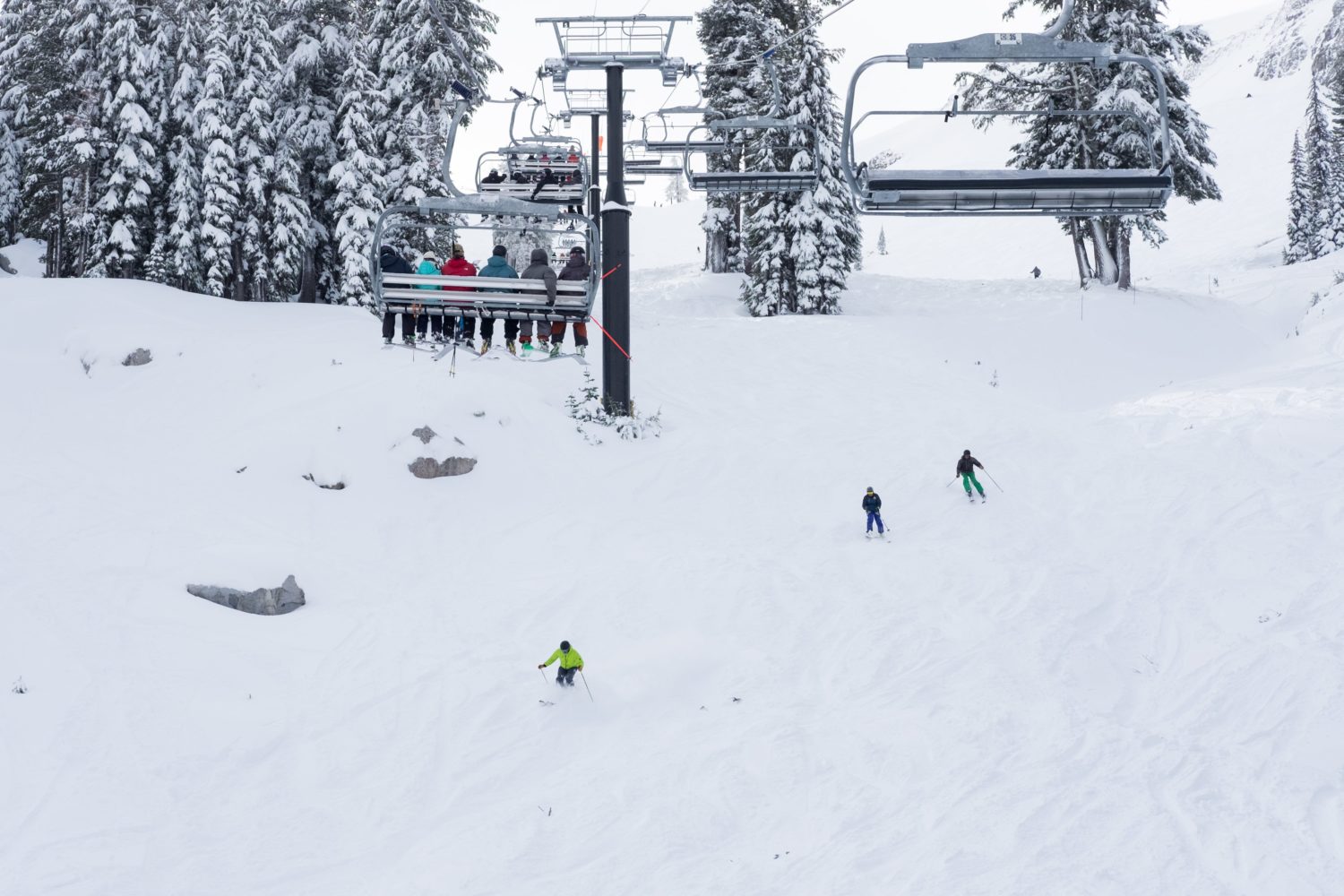 Fresh tracks on Shirley Chairline