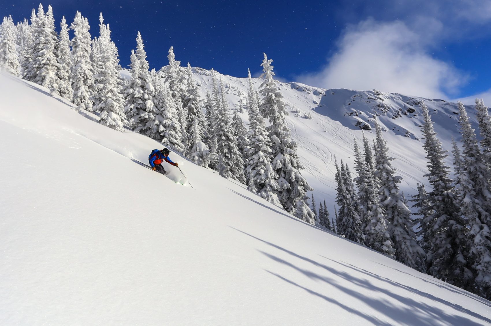 backcountry ski in kokanee ridge