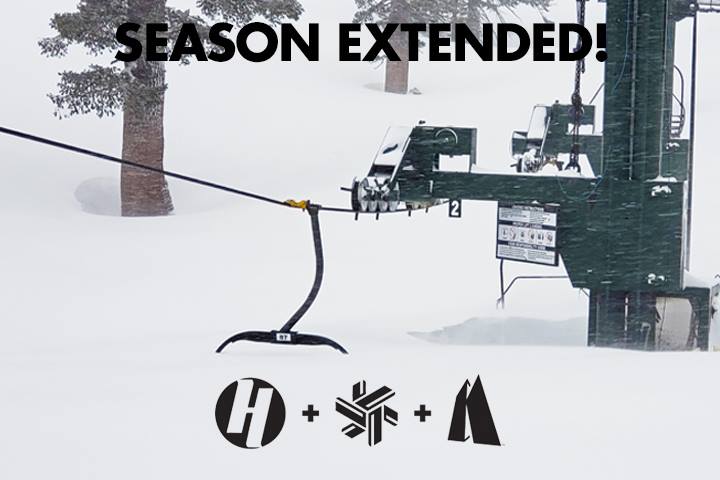 Californian, kirkwood, northstar, heavenly, season extension, California