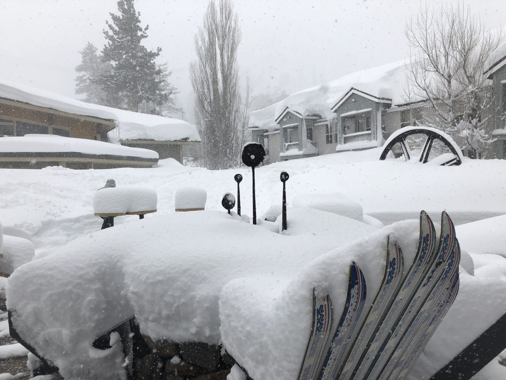 Squaw Valley, alpine meadows, california, snowiest month ever, februburied