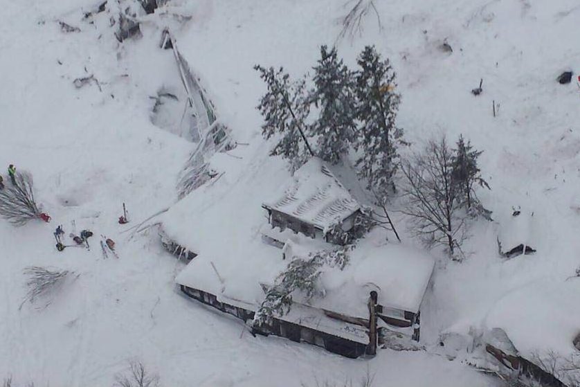 avalanche, italy,
