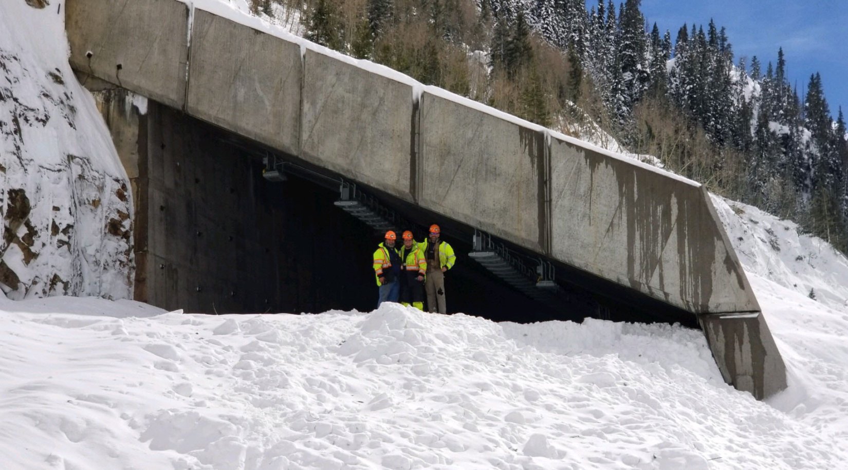 people snow shed