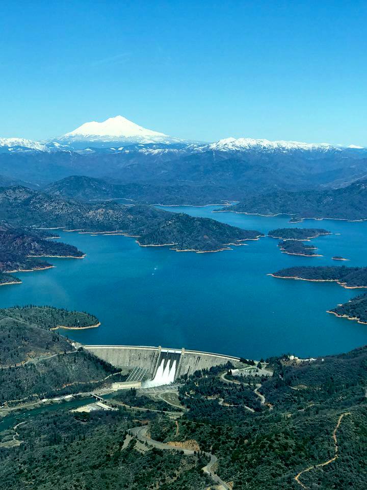 Shasta lake, reservoir, california